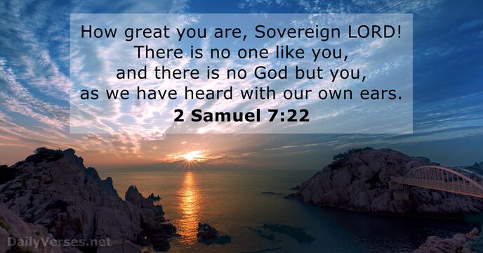 2 Samuel 7:22