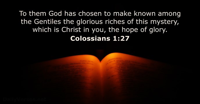 colossians 1:27