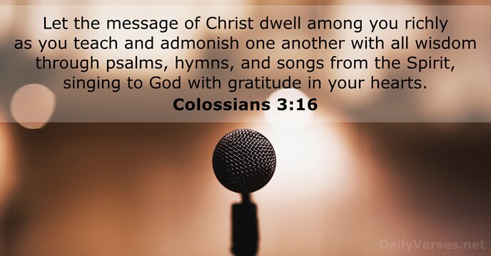 Colossians 3:16