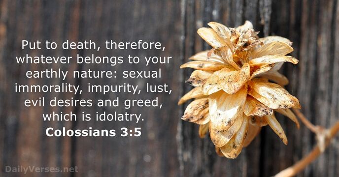 Colossians 3:5