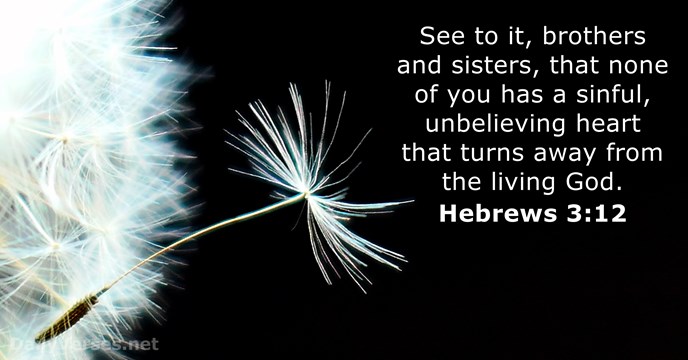 Hebrews 3:12