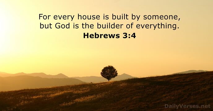 hebrews 3:4