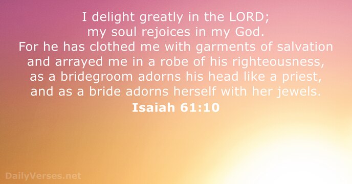 isaiah 61:10