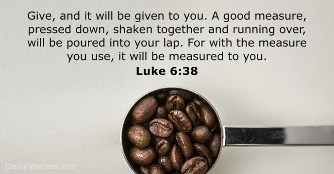 Luke 6:38