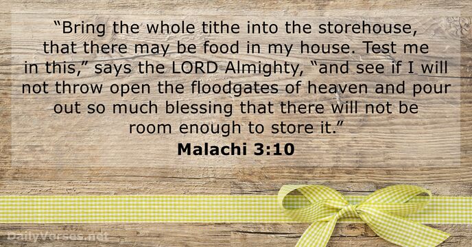 Malachi 3:10