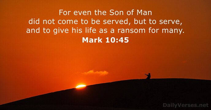 Mark 10:45