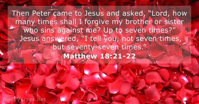 matthew 18:21-22