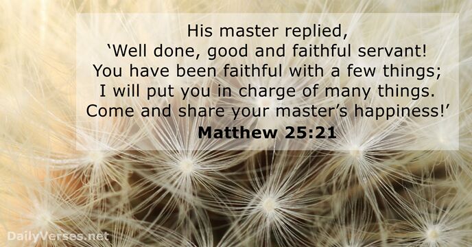 matthew 25:21