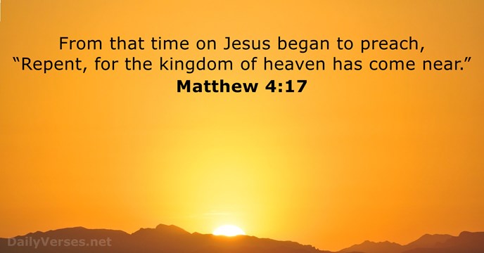matthew 4:17