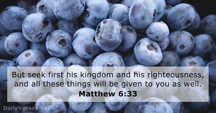 matthew 6:33