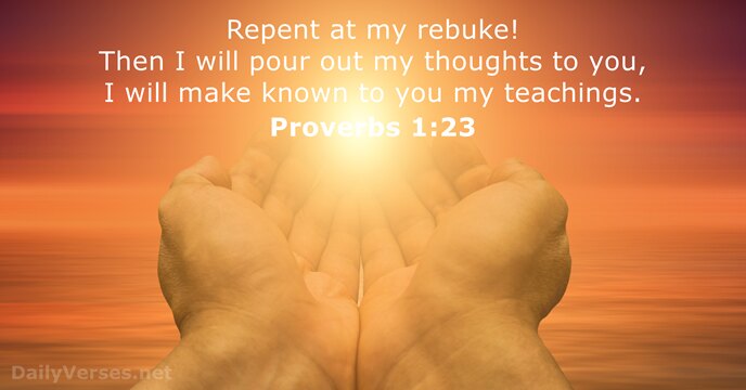 Proverbs 1:23