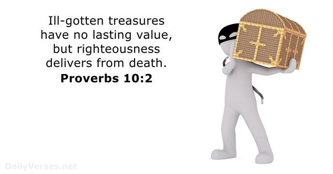 Proverbs 10:2