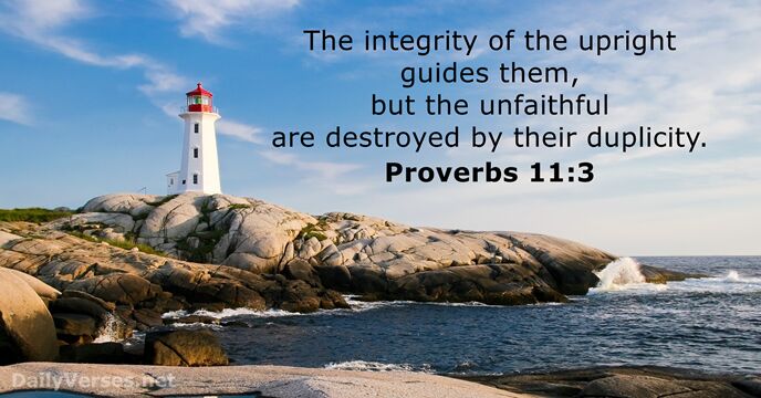 proverbs 11:3