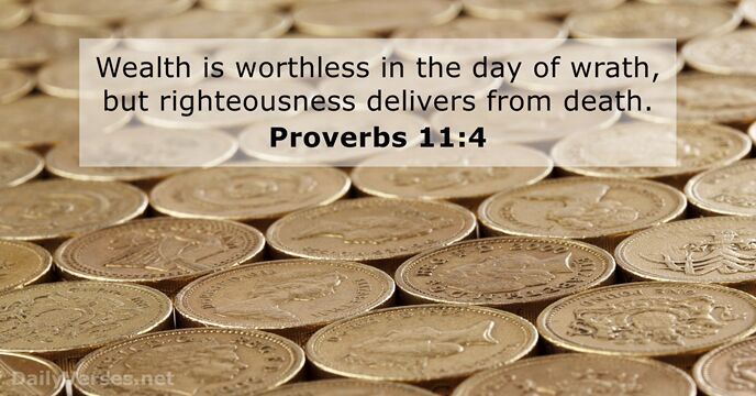 proverbs 11:4