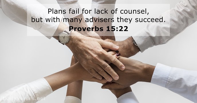 Proverbs 15:22