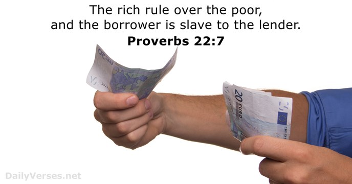 proverbs 22:7