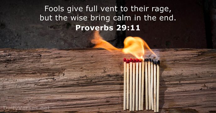 Proverbs 29:11