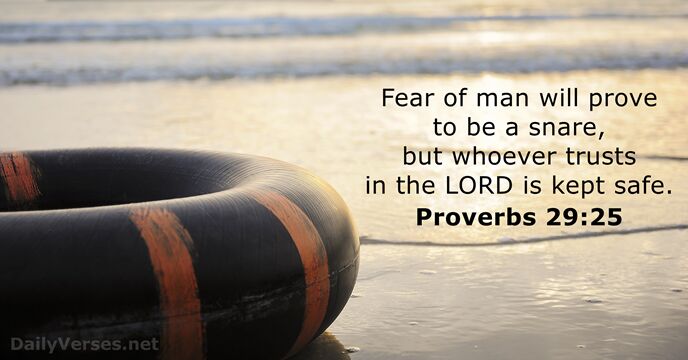 proverbs 29:25