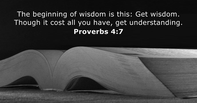 proverbs 4:7