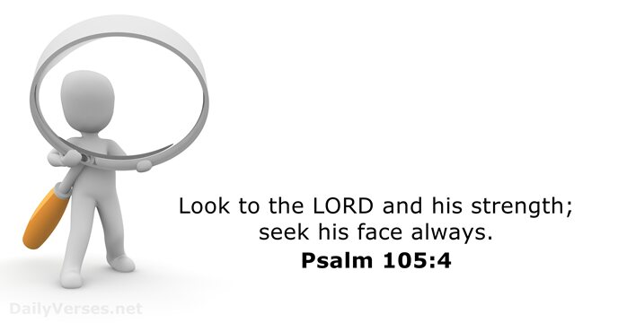 psalms 105:4
