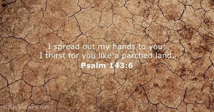 Psalm 143:6