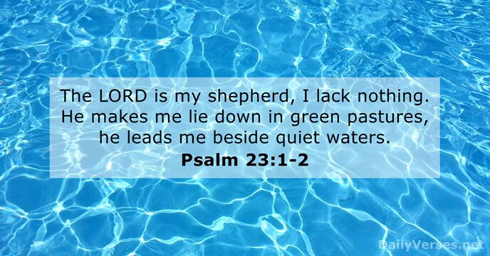Psalms 23:1-2