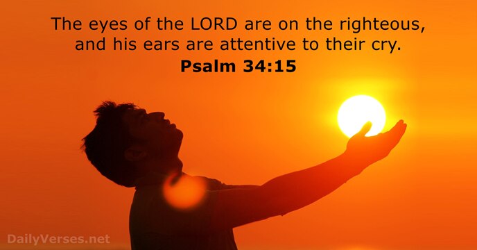 Psalm 34 15 Bible Verse Of The Day Dailyverses Net