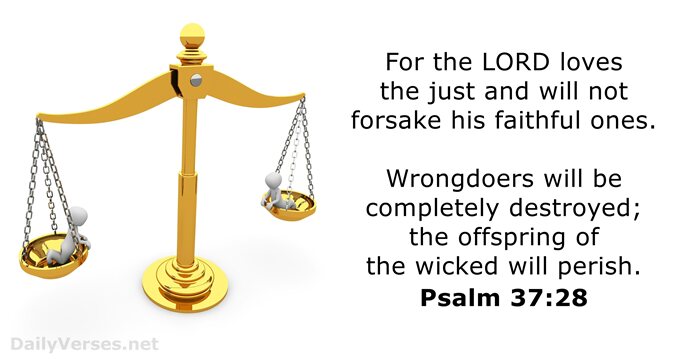 psalms 37:28