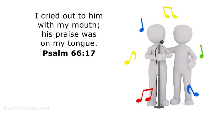 Psalms 66:17