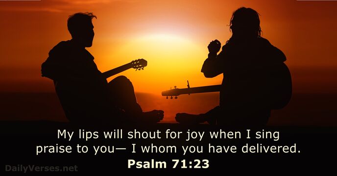 psalms 71:23