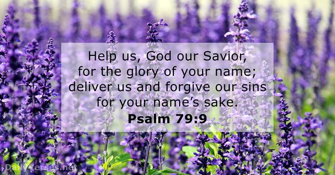 psalms 79:9