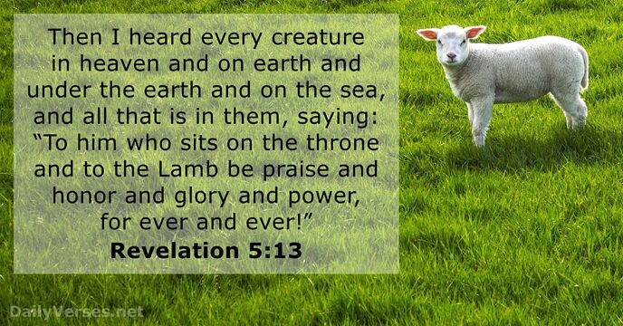 revelation 5:13