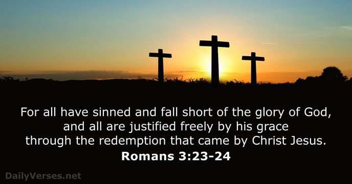 Image result for Romans  3:23-24