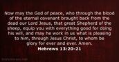 hebrews 13:20-21