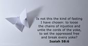 isaiah 58:6