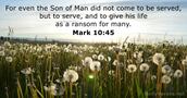 mark 10:45