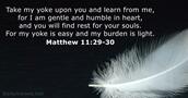 matthew 11:29-30