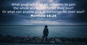 matthew 16:26