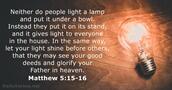 matthew 5:15-16