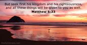matthew 6:33