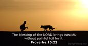 proverbs 10:22