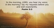 psalms 5:3