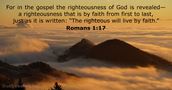 romans 1:17