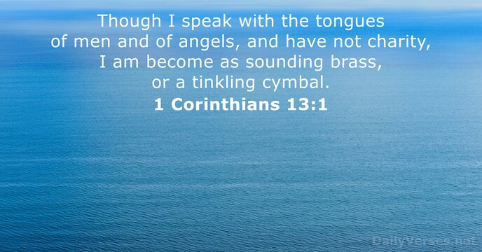 1 Corinthians 13:1