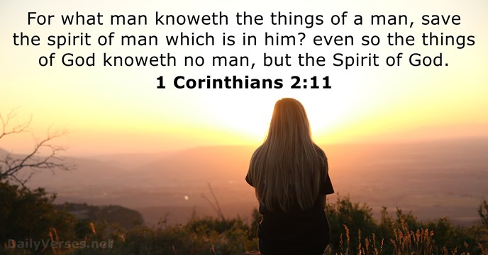 1 Corinthians 2:11