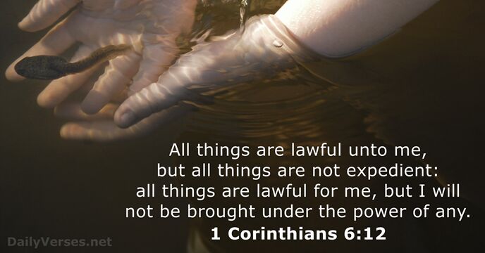 1 Corinthians 6:12