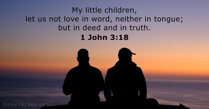 1 John 3:18