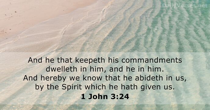 1 John 3:24