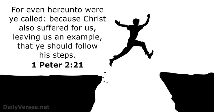 1 Peter 2 21 Bible Verse KJV DailyVerses