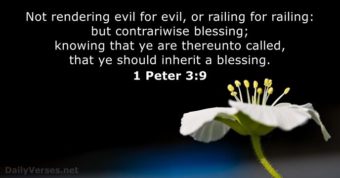 1 Peter 3:9